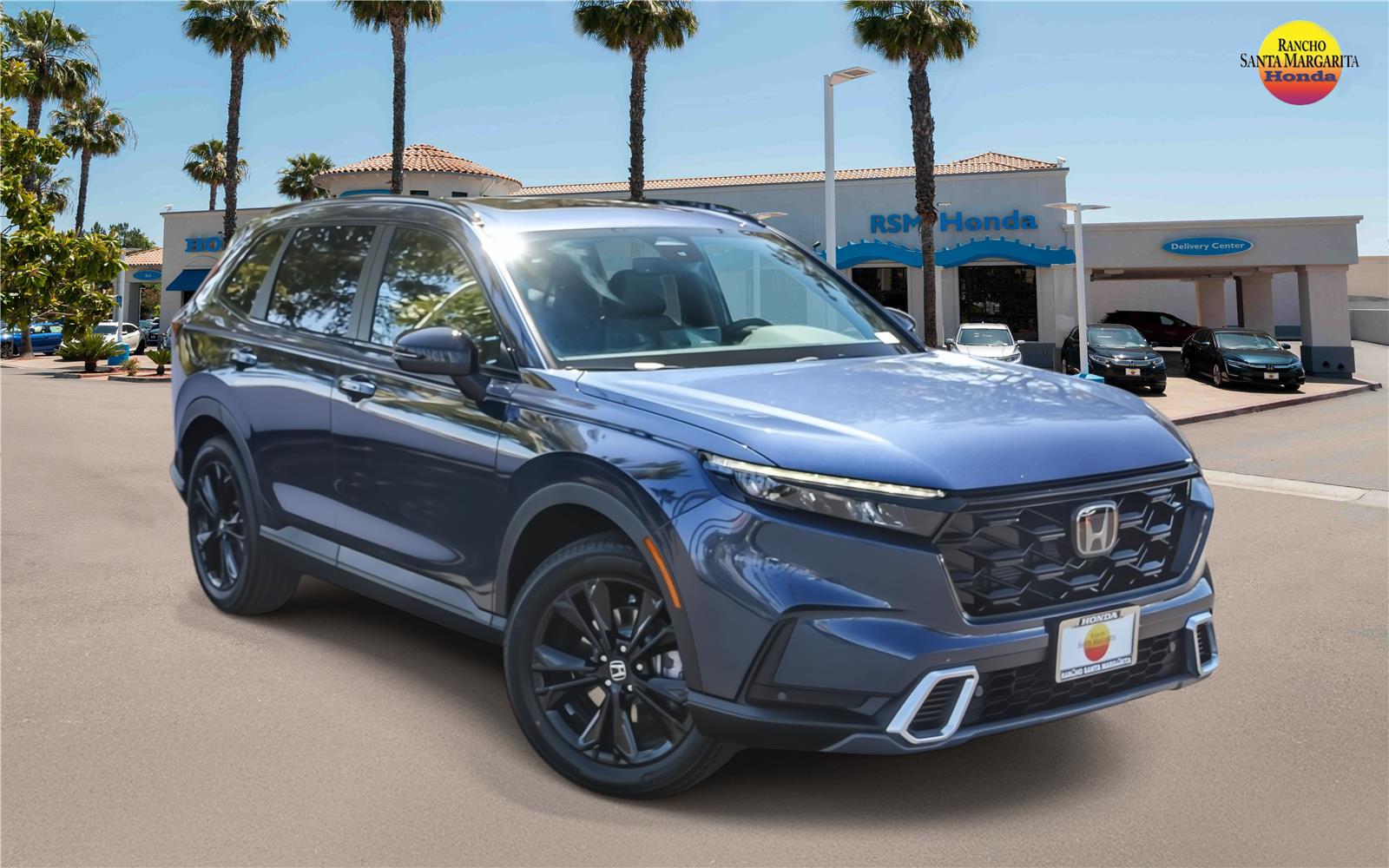 Honda CR-V Hybrid in an Orange County driveway